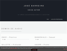 Tablet Screenshot of josebarreiro.com